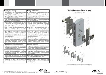 Schutzbeschlag DIN 18257 ES1-L eckig - AT (PDF) - Glutz