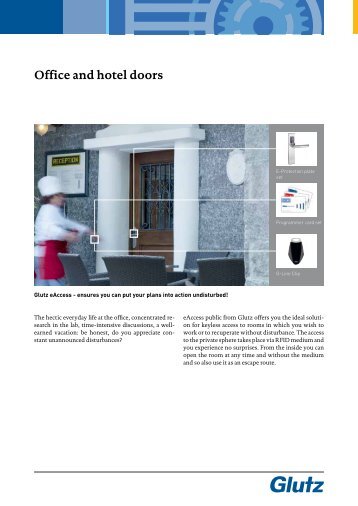 Office and hotel doors (PDF) - Glutz