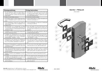 Rosettengarnitur eckig (PDF) - Glutz