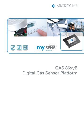 GAS 86xyB Digital Gas Sensor Platform - Glyn