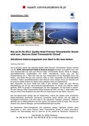 Martina Rausch - RIMC International Hotel Resort Management ...