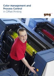 Color Management and Process Control in Offset Printing - GMG Color