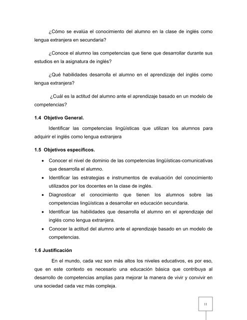 Evaluación diagnóstica de las competencias desarrolladas ... - Ifodes