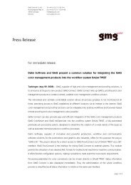 Download as PDF document - GMG Color