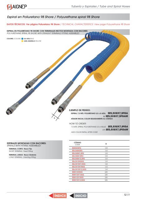 Espiral En Poliuretano 98