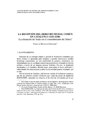 La recepción del derecho feudal común en Cataluña I(1211-1330).pdf