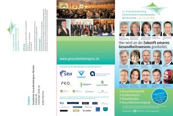 11. europäischen Gesundheitskongress München - Europäischer ...