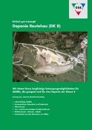 Deponie Reutehau (DK II) - Gesellschaft  im Ostalbkreis für ...