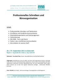 Flyer Prof. Schreiben und  Büroorg.