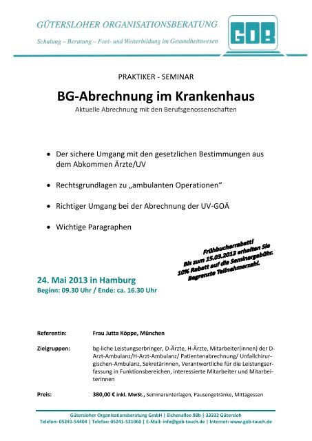 Bg Abrechnung