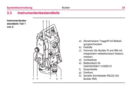 Leica Builder Gebrauchsanweisung