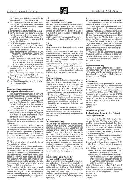 Amtsblatt der Großen Kreisstadt Görlitz, Ausgabe 2008, Nr. 20
