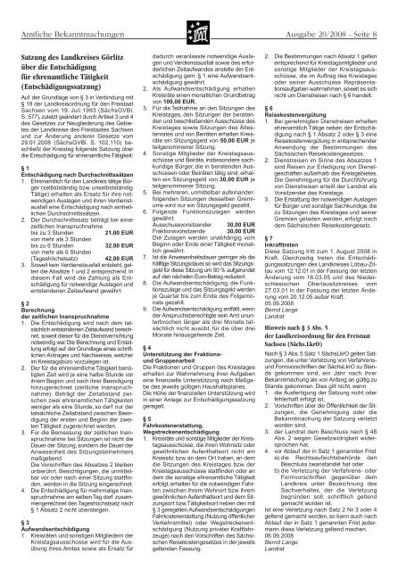 Amtsblatt der Großen Kreisstadt Görlitz, Ausgabe 2008, Nr. 20