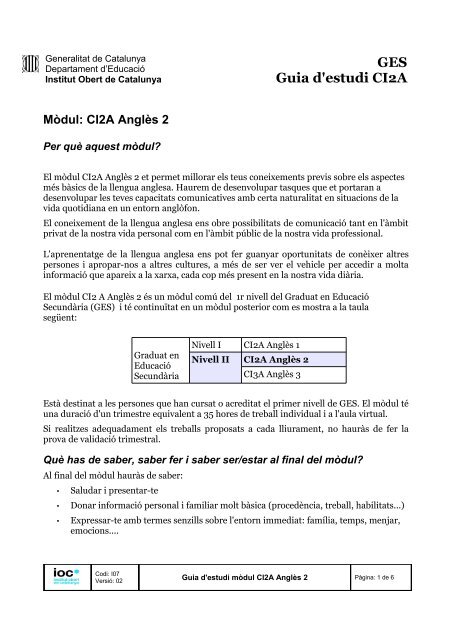 GES Guia d'estudi CI2A Mòdul - IOC - Xtec