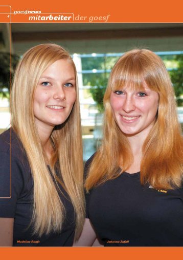 Madeline Ranft und Johanna Zufall