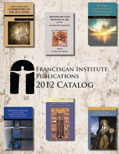 Click - Franciscan Institute Publications