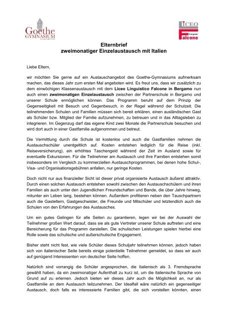 Elternbrief - Goethe-Gymnasium Karlsruhe