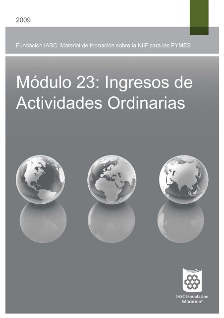 Módulo 23: Ingresos de Actividades Ordinarias