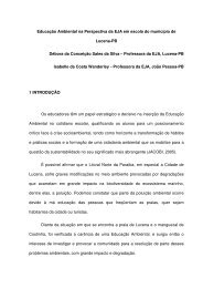 Educação Ambiental na Perspectiva da EJA em escola do município ...