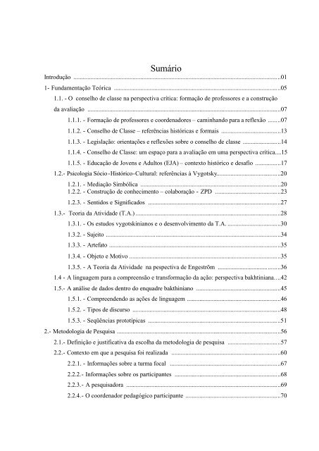 Conselho De Classe: Que Espaço É Esse? - PUC-SP