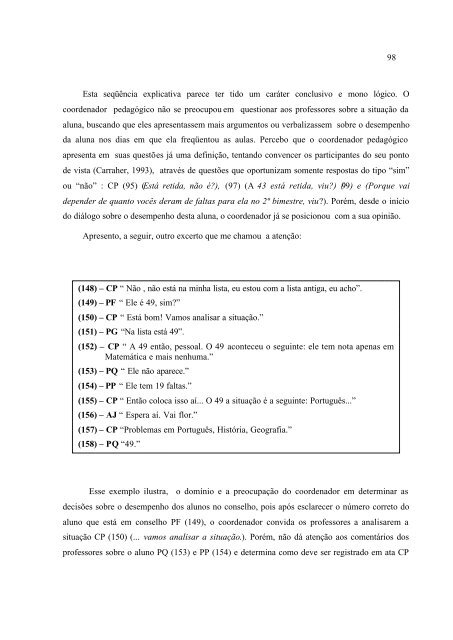 Conselho De Classe: Que Espaço É Esse? - PUC-SP