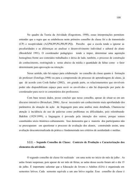 Conselho De Classe: Que Espaço É Esse? - PUC-SP