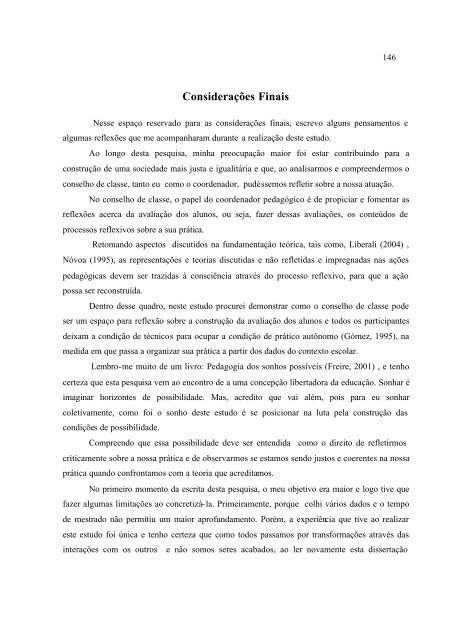 Conselho De Classe: Que Espaço É Esse? - PUC-SP