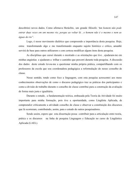 Conselho De Classe: Que Espaço É Esse? - PUC-SP