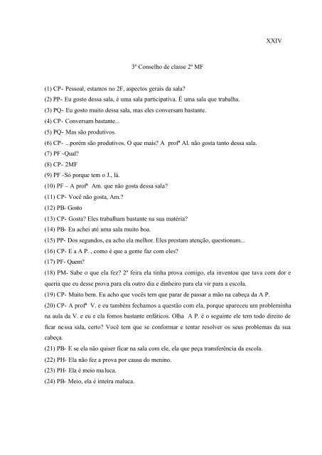 Conselho De Classe: Que Espaço É Esse? - PUC-SP