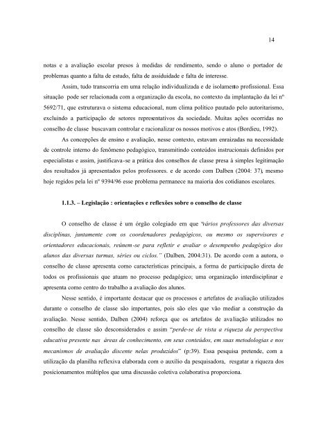 Conselho De Classe: Que Espaço É Esse? - PUC-SP