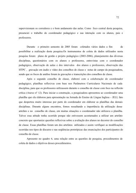 Conselho De Classe: Que Espaço É Esse? - PUC-SP