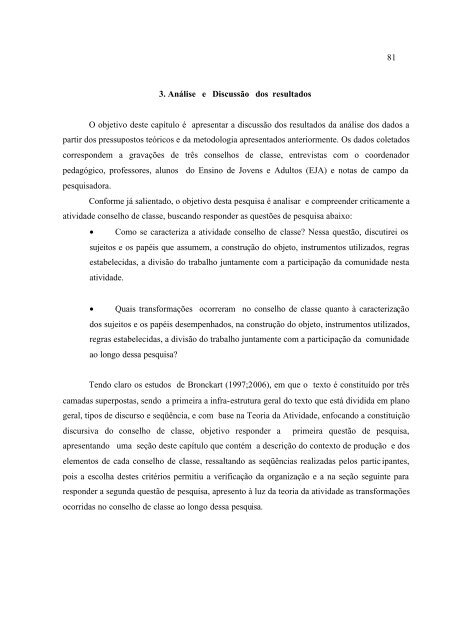 Conselho De Classe: Que Espaço É Esse? - PUC-SP