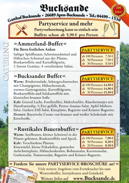 Hotel – Restaurant – Events - Gasthof Bucksande