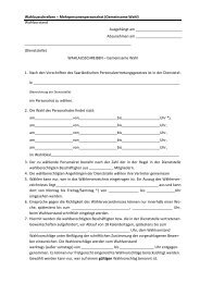 Wahlausschreiben - Mehrpersonenpersonalrat ... - GEW-Saarland
