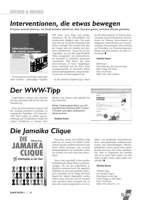 Ausgabe 04-2011 - GEW-Saarland