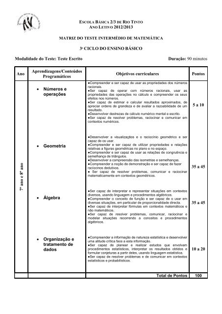 Teste matematica!!!!