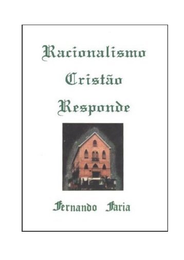 CAPA - Racionalismo Cristão