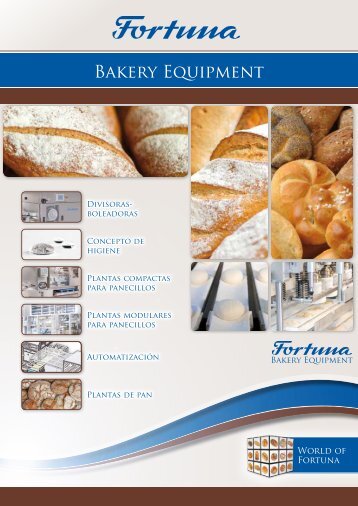 . .Bakery Equipment - Fortuna Maschinenbau Holding AG