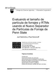 evaluando el tamaño de particula de forrajes y rtms usando el ...