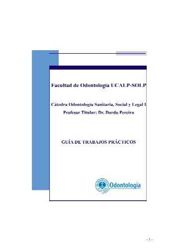 Guía de Trabajos Prácticos - Sociedad Odontológica de La Plata