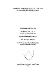 actas del capítulo general electivo de la orden de predicadores ...