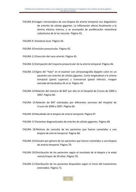 Fiabilidad de los predictores clínicos y de la biopsia de arteria ...