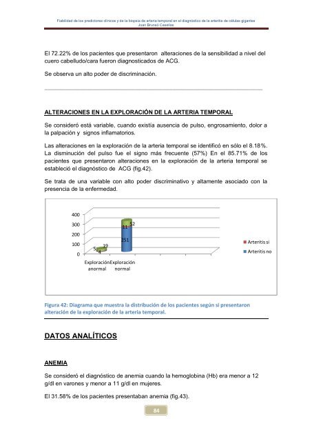 Fiabilidad de los predictores clínicos y de la biopsia de arteria ...