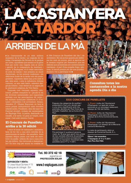 octubre (Agenda Cultural i d'Activitats) - Correu per a tothom