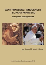 SANT FRANCESC, INNOCENCI III I EL PAPA FRANCESC