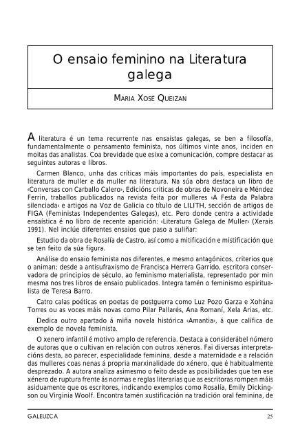 Nº 1991 - Asociación de Escritores en Lingua Galega