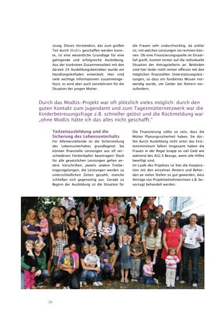 Die Erfolge und Klippen der Teilzeitausbildung - CJD Bonn