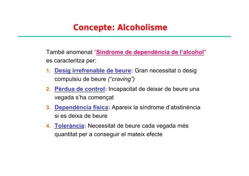 ALCOHOL i SALUT - Hospital Vall d'Hebron