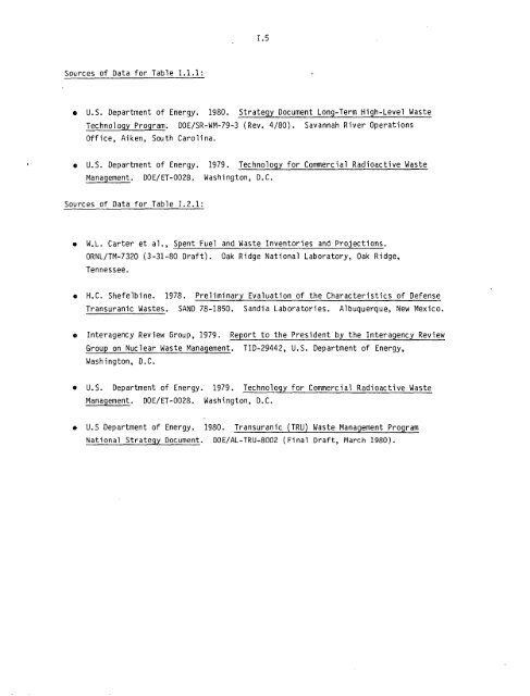 Management of Commercially Generated Radioactive Waste - U.S. ...