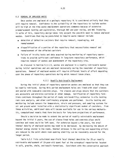 Management of Commercially Generated Radioactive Waste - U.S. ...